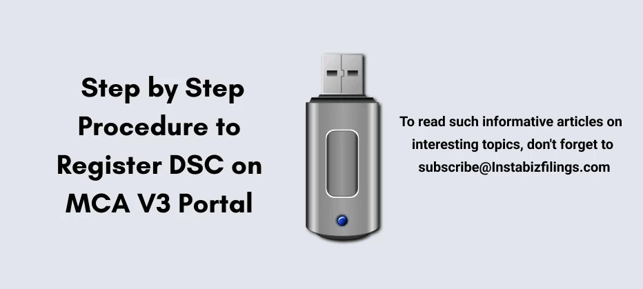 Step-by-Step Guide: Registering Digital Signature on MCA V3 Portal