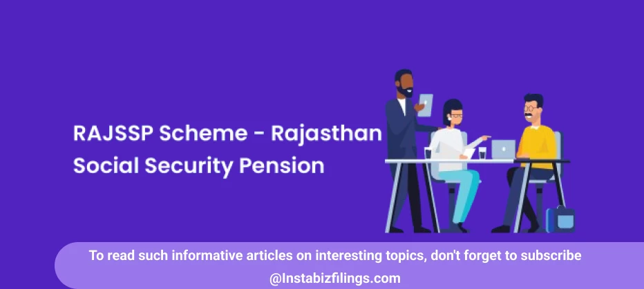 Rajasthan Social Security Pension Scheme (Rajssp)