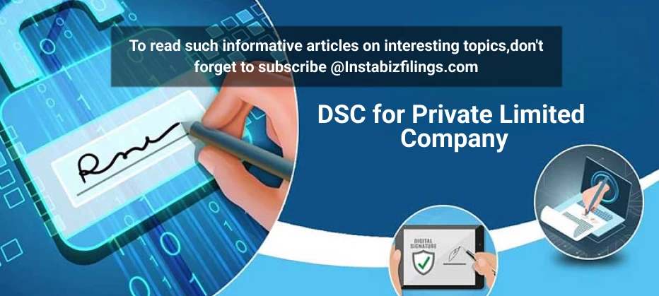 DSC for Private Limited Company