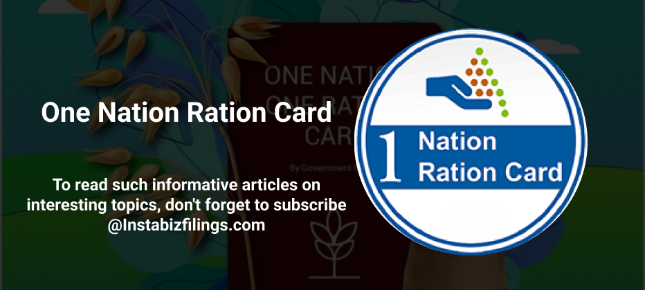 One Nation Ration Card: Steps to Apply Today