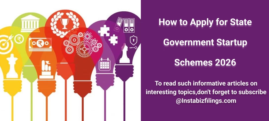 How to Apply for State Government Startup Schemes 2026
