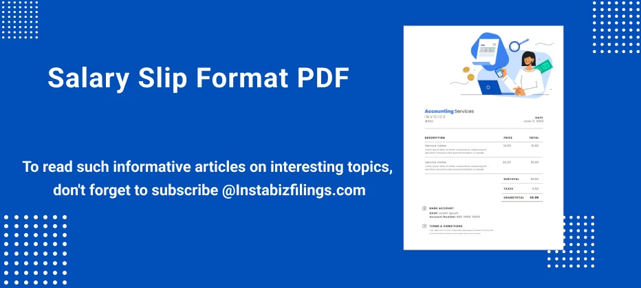 Salary Slip Format