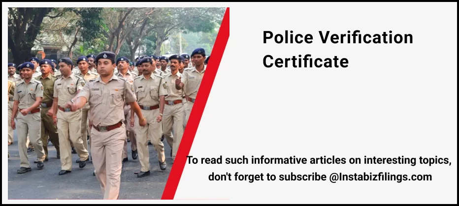 Police Verification Certificate