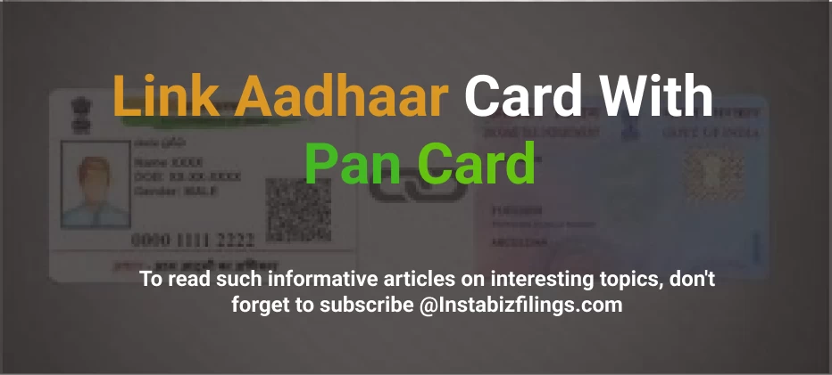 Link Aadhar Card With PAN Card