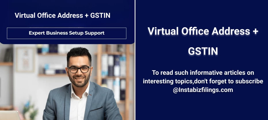 Virtual Office Address + GSTIN