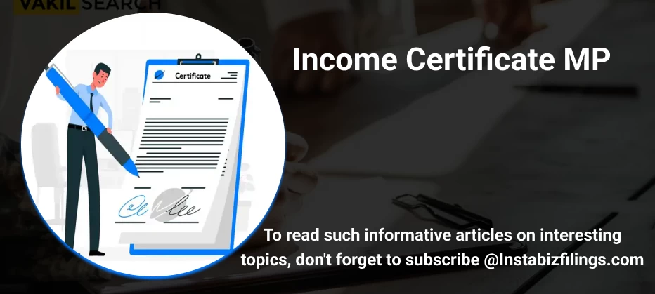 Income Certificate MP