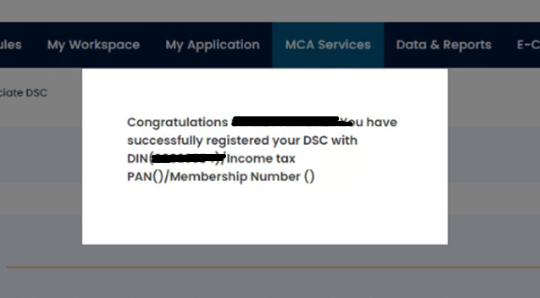 DSC Registration